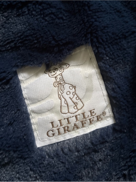 Little Giraffe Other - Little Giraffe Navy Plush Baby Blanket with Brand Tag